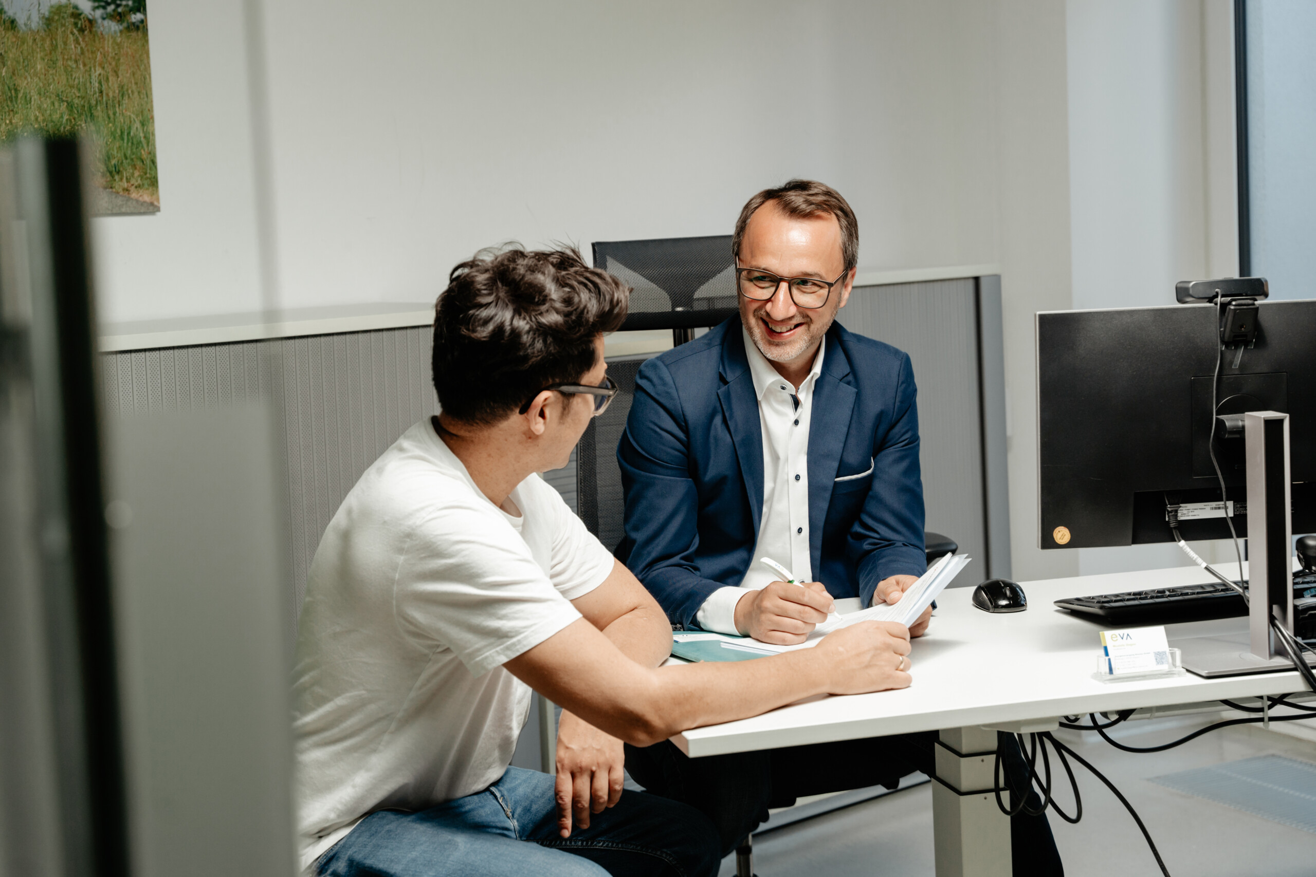 Mustafa Dogan, Kundengespräch